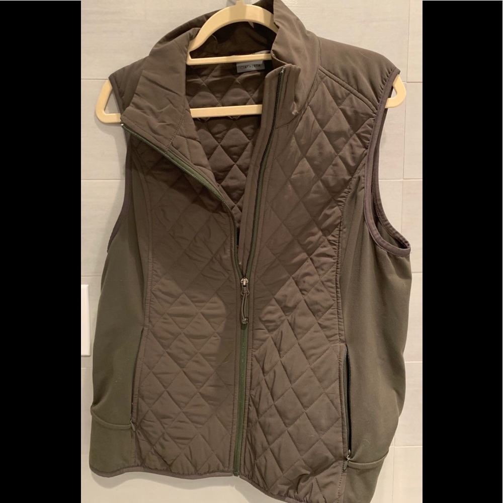 Athleta Women’s Vest, Olive Green (Size XL)